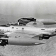 An F-89H Scorpion armed with Falcon air-to-air missiles mounted on the wingtip fuel tanks. (US Air Force)